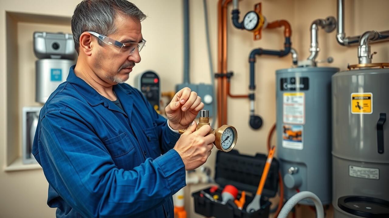 Who is responsible for the water pressure regulator?